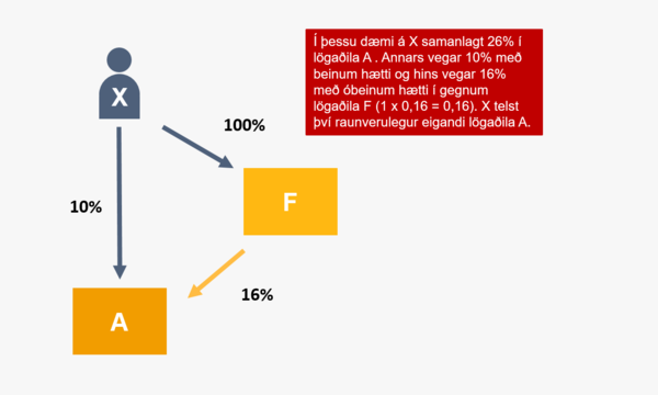 Raunverulegur eigandi dæmi 3